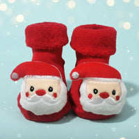 Thumbnail for BabyClaus – Grube i wygodne – zimowe skarpety świąteczne z Mikołajem