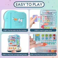 Thumbnail for Montessori Math Track Game – Nauka i logika – gra z torem kulkowym