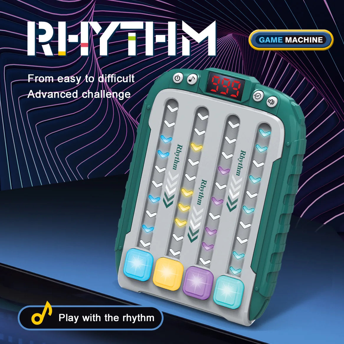 Rhythm™ - Gra zręcznościowa - Antystresowa zabawka sensoryczna