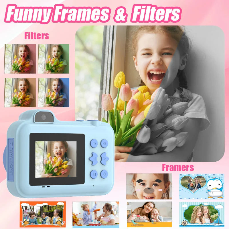 Instant Print Camera – Kreatywne i interaktywne – natychmiastowy aparat dla dzieci