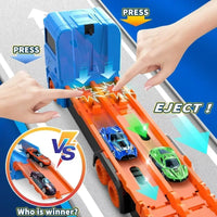 Thumbnail for Mega Transporter - Zabawa wyścigowa 9 w 1 - Transformowalna ciężarówka