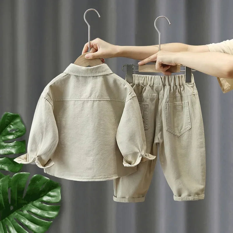 Mini Fashion™ - 2-częściowy zestaw jesienny - Odzież dziecięca