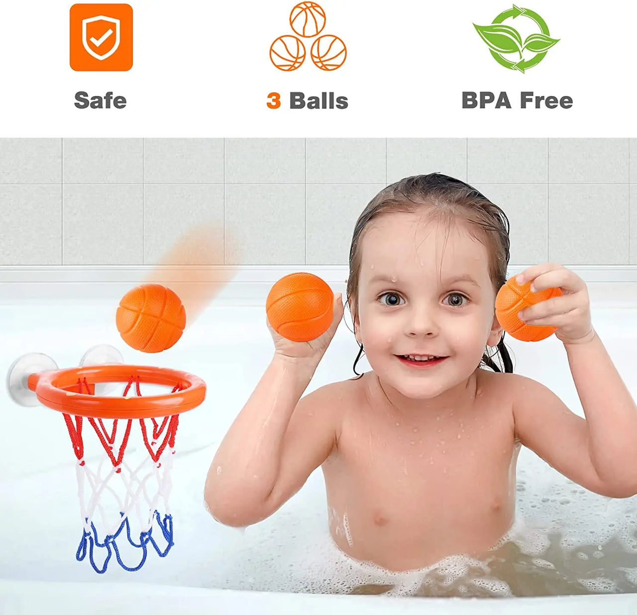 Bath Basketball™ - Koszykówka do kąpieli - Zabawki do wanny