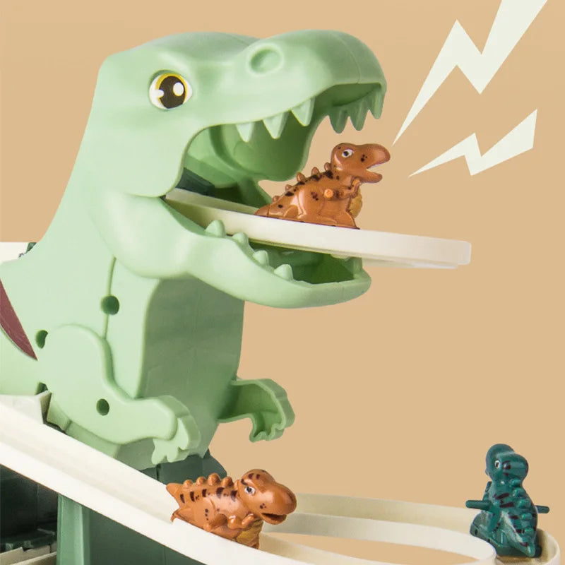 Dino Slide™ – Zabawa na mini kolejce górskiej - Zjeżdżalnia Dino