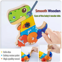 Thumbnail for Dino Screwdriver Board™ - Zabawka sensoryczna dinozaur - Montessori