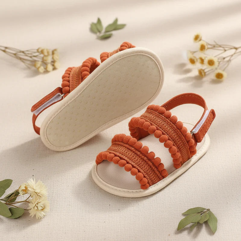 Baby Girls Sandals – Miękkie i wygodne – letnie sandały