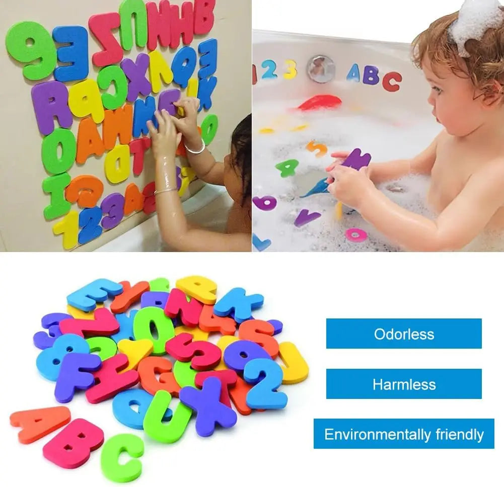Bath Letters & Numbers™ - Edukacja i zabawa - kolorowe litery do kąpieli