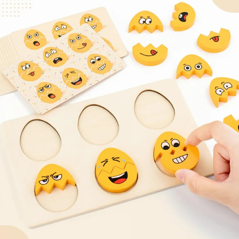 ExpressEggs – Nauka radzenia sobie z emocjami – Puzzle z wyrazami twarzy