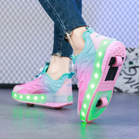 Thumbnail for Light-Up Skate Shoes – LED i wygoda – świecące trampki na wsuw