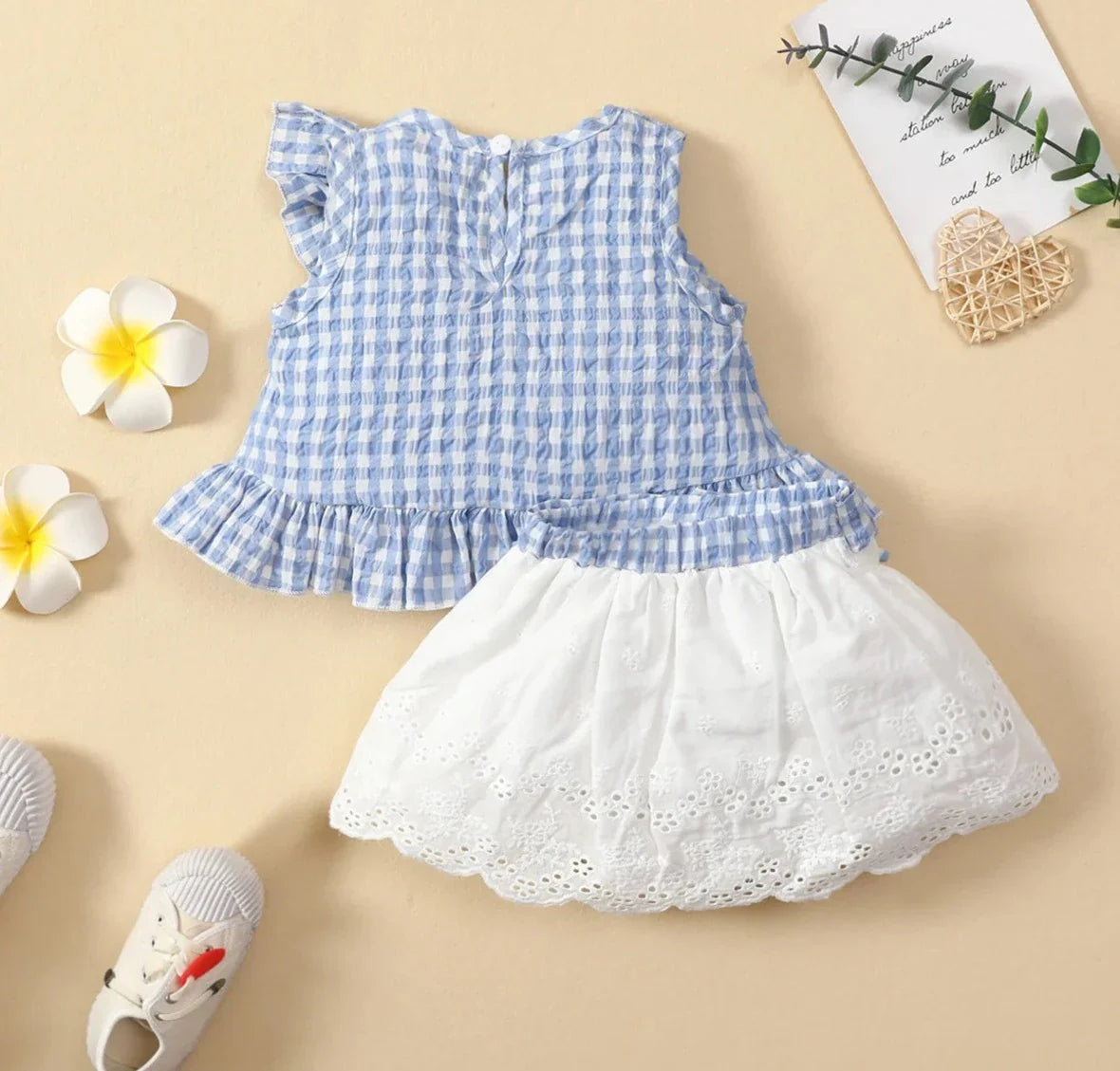 Mini Fashion™ - Zestaw ze spódniczką - Odzież dla dziewczynki