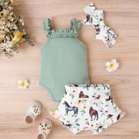 Thumbnail for Baby Girl Summer Outfit – Urocze i zwiewne – zestaw ubranek dla niemowląt