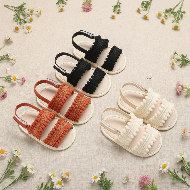Baby Girls Sandals – Miękkie i wygodne – letnie sandały
