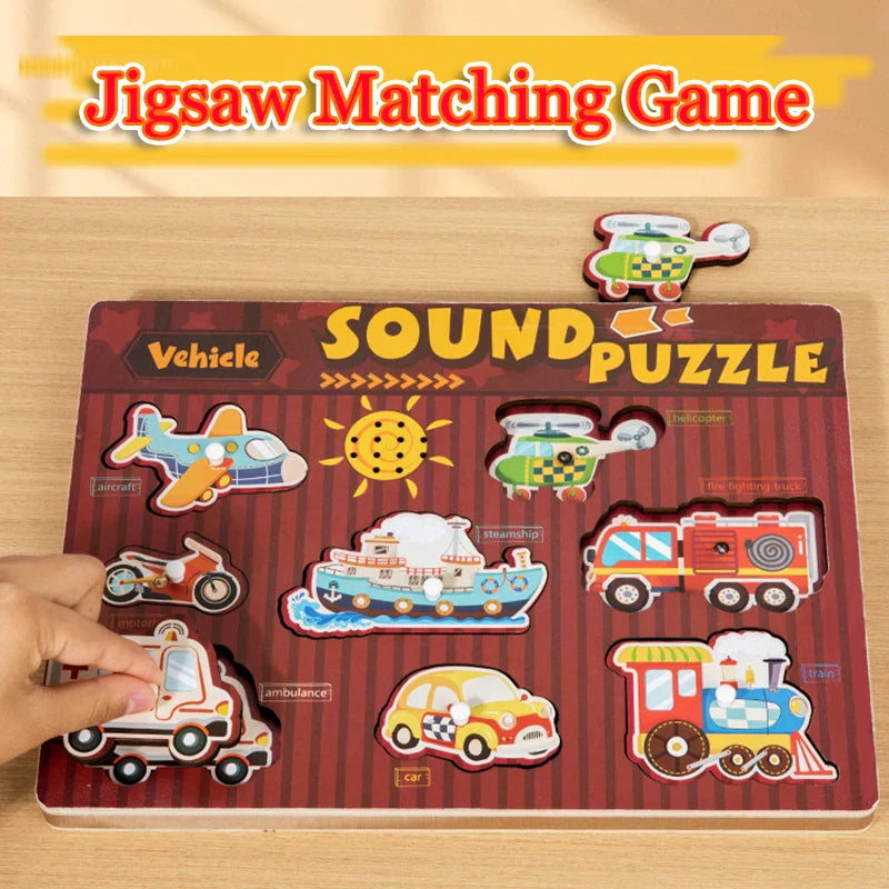 Sound Matching Game™ - Układanka dźwiękowa - Zabawka edukacyjna