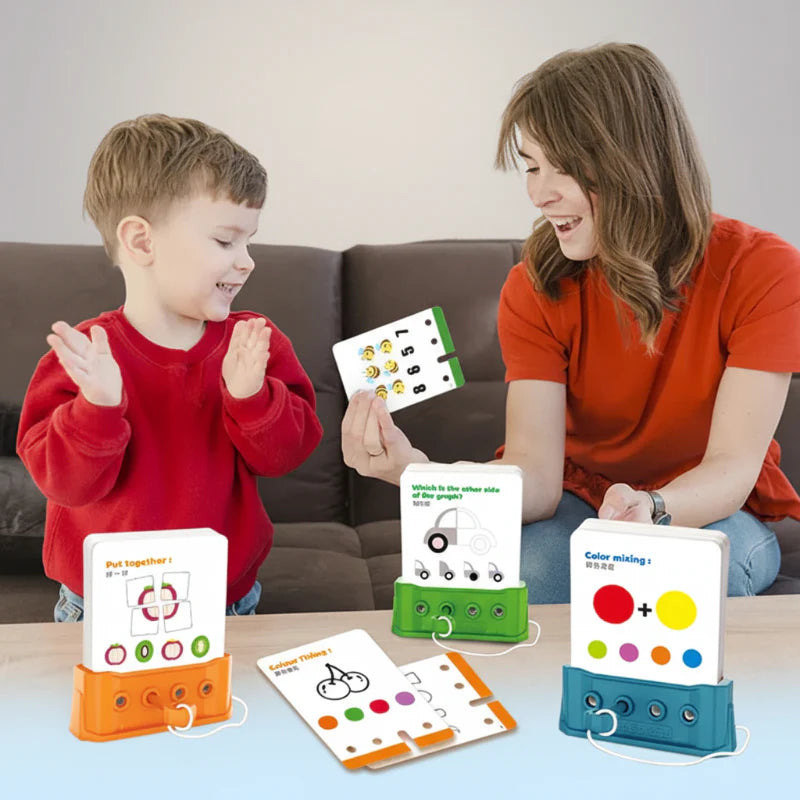 Montessori Shape Matching Game – Logika i koncentracja – gra planszowa z puzzlami