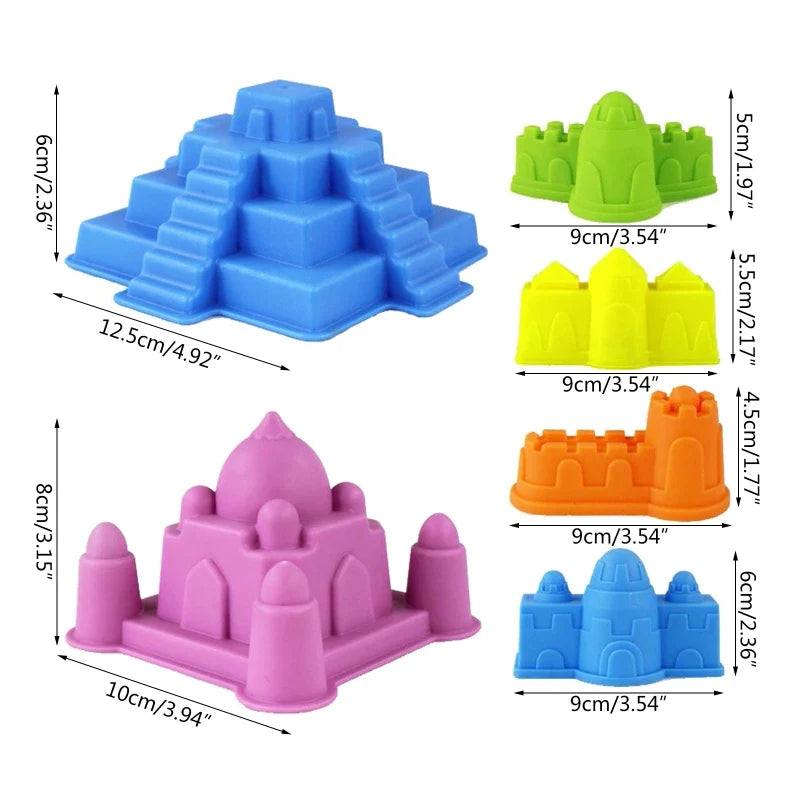 Sand Castle Kit™ – Zabawa w piasku Zabawa w budowanie – Zestaw zamków z piasku