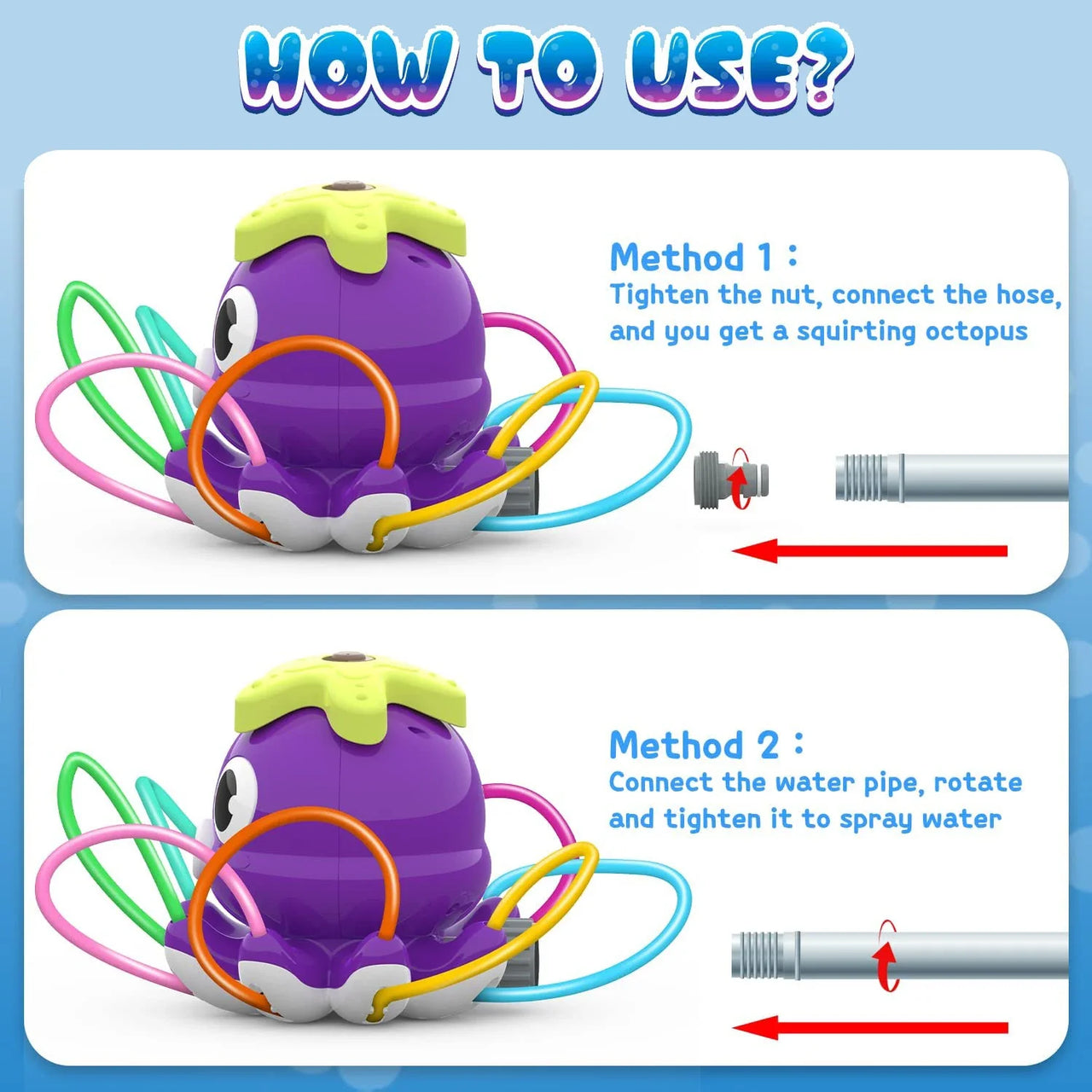 Octopus Sprinkler™ – Splash Fun Octopus - rozpylacz wody do ogrodu