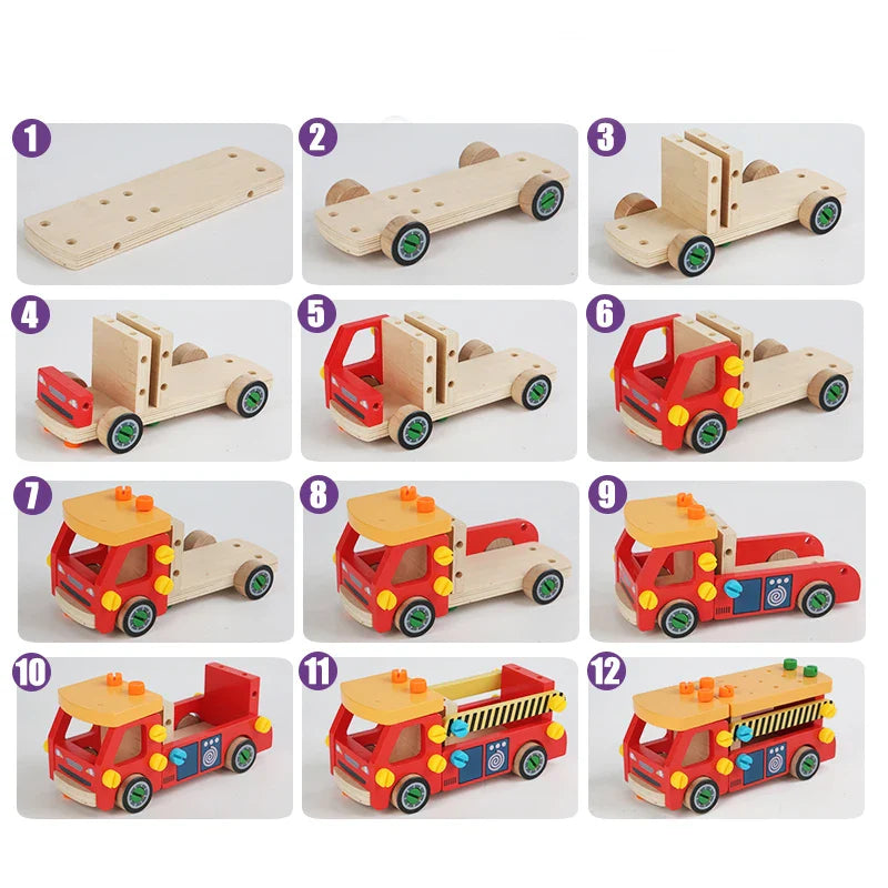 Woods™ - Umiejętności motoryczne i koordynacja - zabawkowy pojazd budowlany