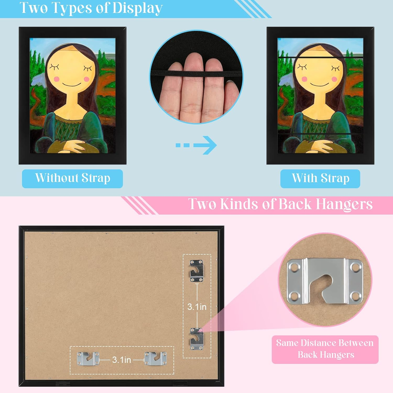 LittleGallery – Zabawne i edukacyjne – ramka na obrazek A4
