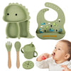Dino Tablewear Set™ - Silikonowe naczynia dla dzieci - Akcesoria
