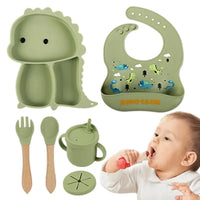 Thumbnail for Dino Tablewear Set™ - Silikonowe naczynia dla dzieci - Akcesoria