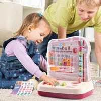 Thumbnail for Montessori Math Track Game – Nauka i logika – gra z torem kulkowym