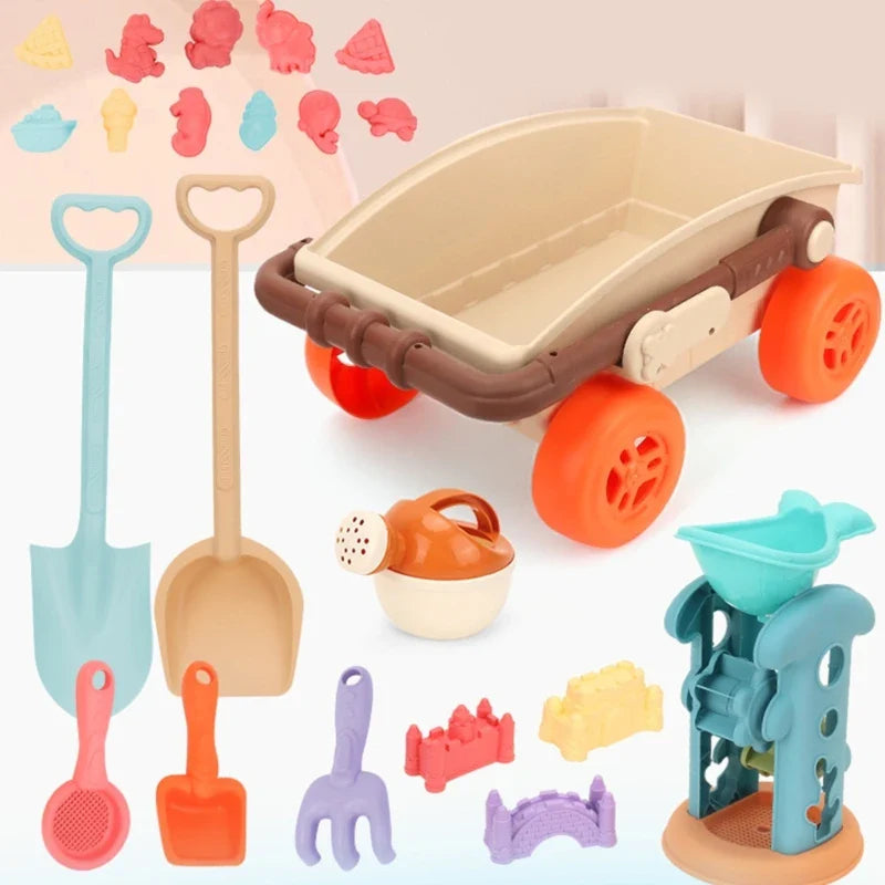 Beach Cart Set™ – Letnia zabawa w piasku – Zestaw do gier plażowych