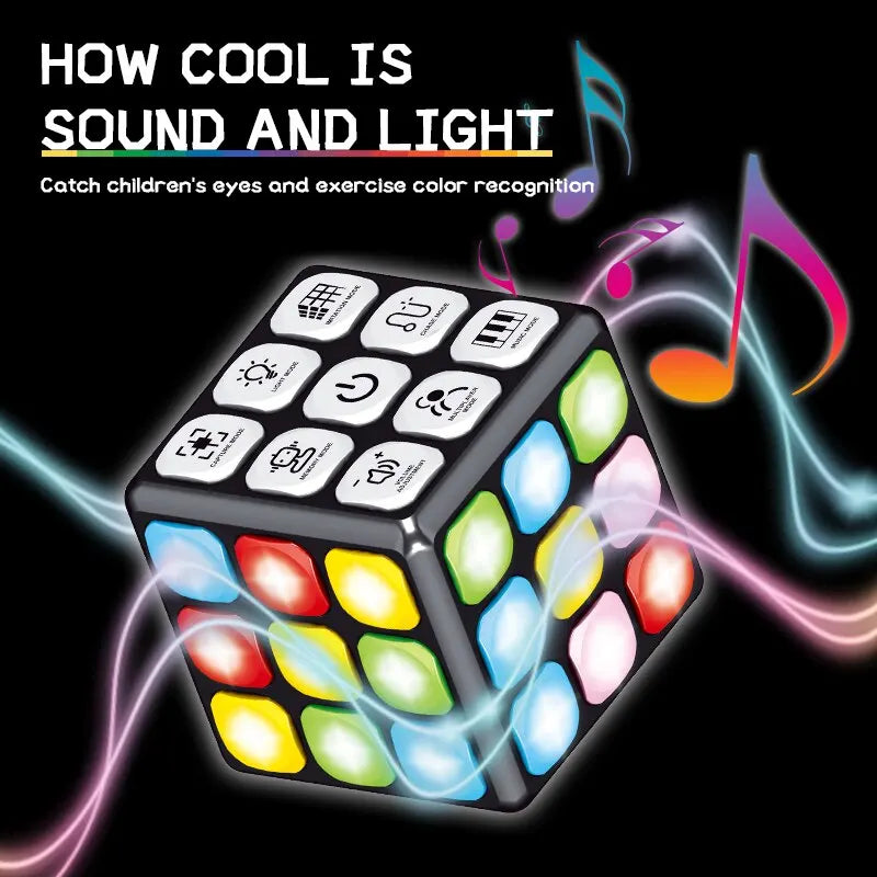 Magic Melody Cube™ - Błyskotliwa, magiczna i pouczająca - edukacyjna kostka do zabawy