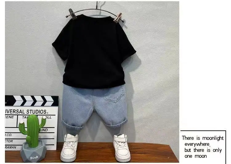 Mini Fashion™ - Letni zestaw dla chłopców - Odzież dziecięca