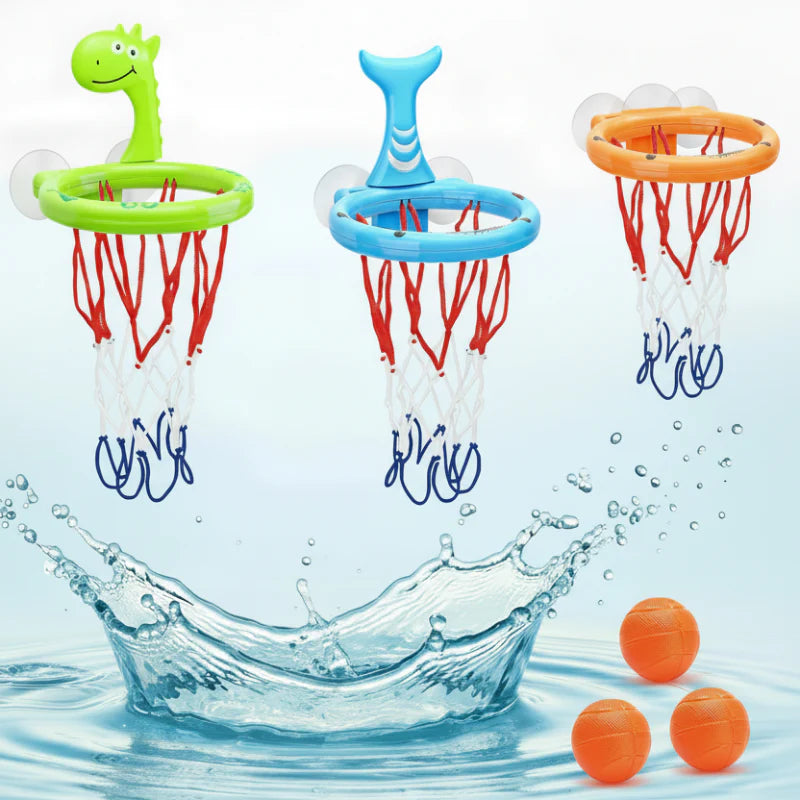 BathBounce – Interaktywny i zabawny – Zestaw do gry w koszykówkę w wannie