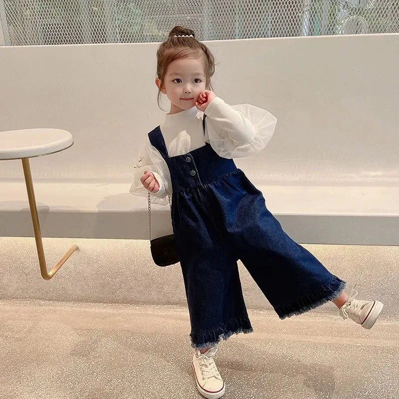 Mini Fashion™ - Dziecięce ogrodniczki - Spodnie na szelkach