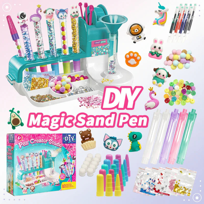 DIY Sand Art Pen – Kreatywne i edukacyjne – zestaw do tworzenia długopisów