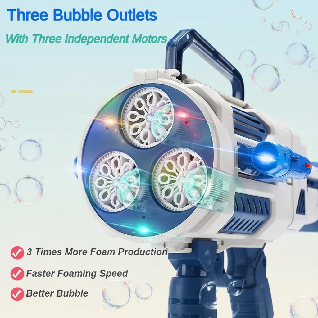 Light Up Bubble Gun – Zabawa i muzyka – pistolet do baniek mydlanych