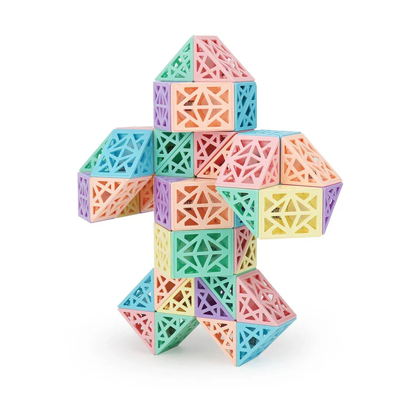 Snake Cube Set™ - Kreatywna układanka - Zestaw klocków konstrukcyjnych