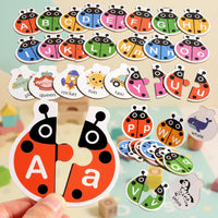 Thumbnail for Wooden Letter Matching Game – Nauka i zabawa – Puzzle z alfabetem
