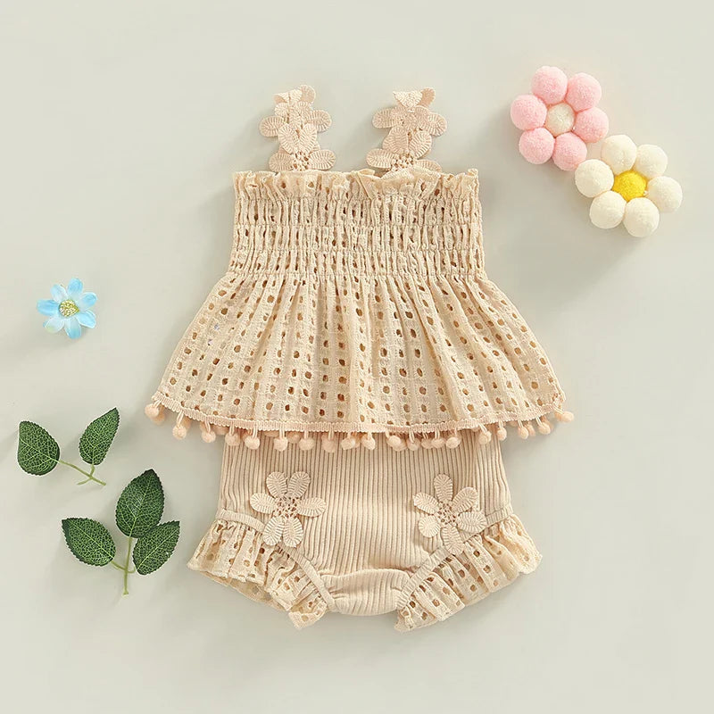 Mini Fashion™ - Zabawny i zwiewny - letni zestaw dla dziewczynki