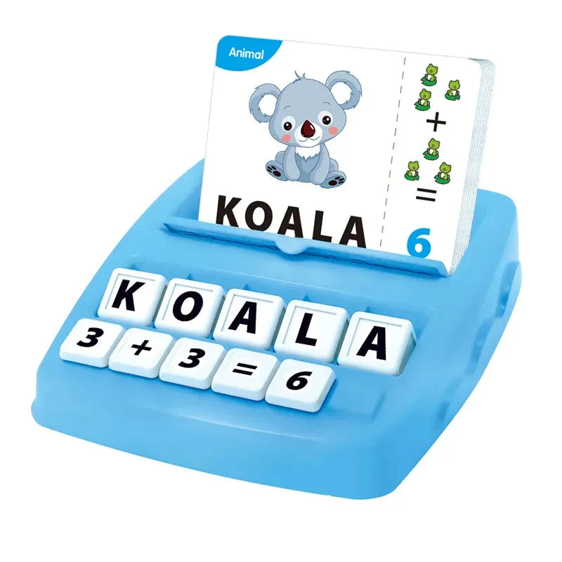 EduPlay – 2 w 1 – zestaw edukacyjny i zabawowy z kartami z alfabetem i cyframi