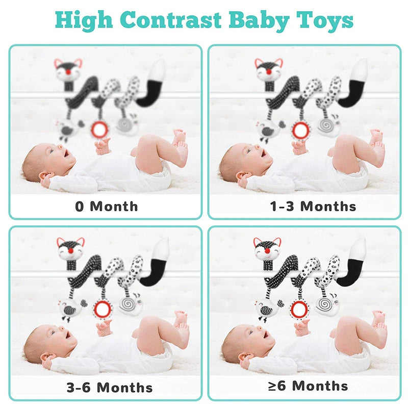 Baby Spiral Toy™ - Fotelik samochodowy i zabawki do wózka