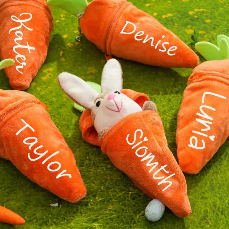 Personalized Bunny – idealny prezent wielkanocny – pluszowy królik z imieniem