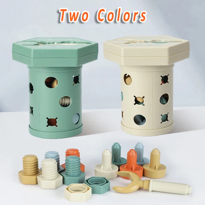 Magnet Toys™ - Kreatywność i umiejętności motoryczne - Zabawa Montessori w przesuwanie i wkręcanie