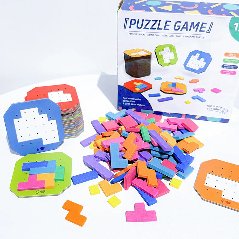 Colorful Tangram Puzzle™ - Kreatywność i nauka - Układanka Tangram