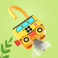 Thumbnail for Puzzle Locks™ – Samochodzik w kształcie kłódki – Zabawka Montessori