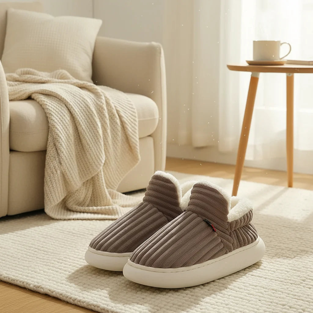 WarmNest – miękkie i ciepłe – antypoślizgowe kapcie