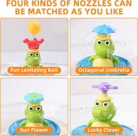Thumbnail for Light Up Crocodile Bath Toy – Zabawa interaktywna i wodna – Zabawki do kąpieli „Krokodylowa fontanna”