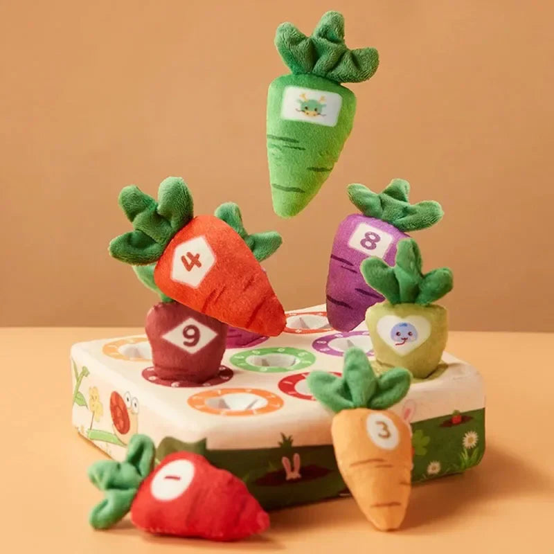 Sensory Carrots™ - Zabawka sensoryczna kolorowe marchewki - Montessori
