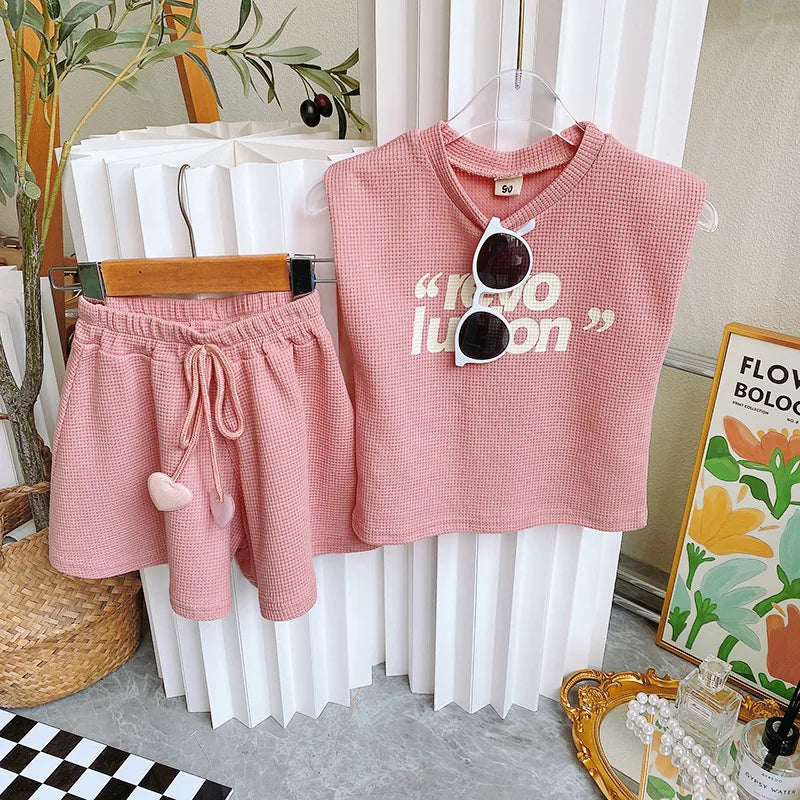 Mini Fashion™ - Komplet dziewczęcy - Stylowa odzież dziecięca