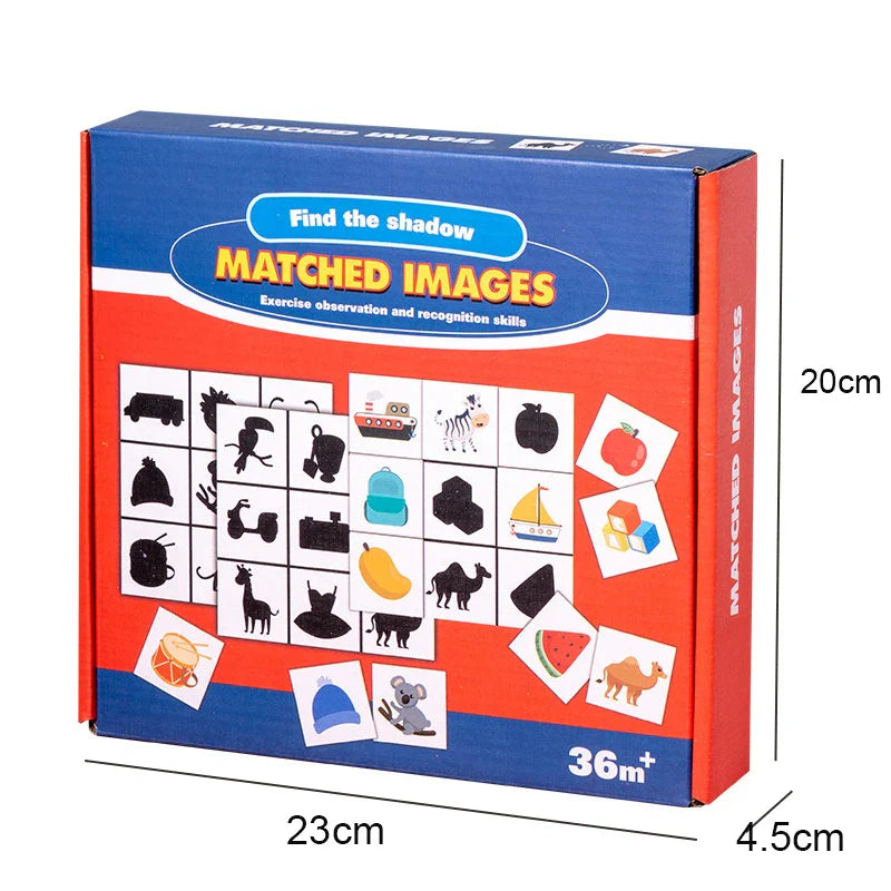 Shape Match Puzzle™ – Znajdź cień - drewniana układanka do sortowania