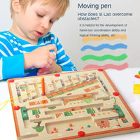 Thumbnail for Magnetic Maze™ - Drewniana układanka magnetyczna - Zabawka edukacyjna