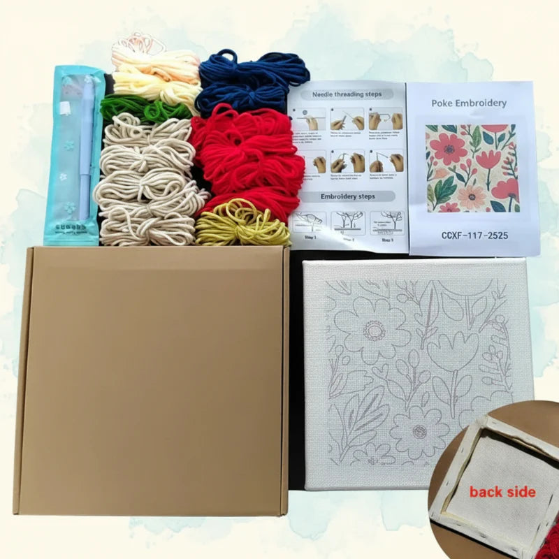 ThreadArt – Ręcznie robione i kolorowe – Zestaw do haftowania zwierząt