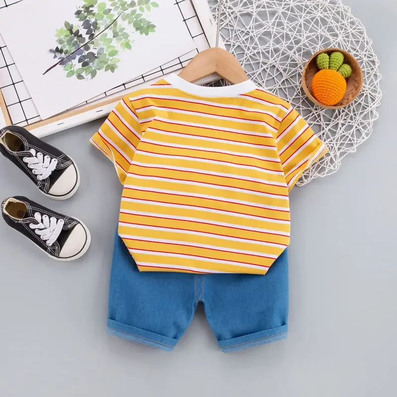 Mini Fashion™ - Dziecięcy zestaw z żyrafą - Odzież dla dzieci