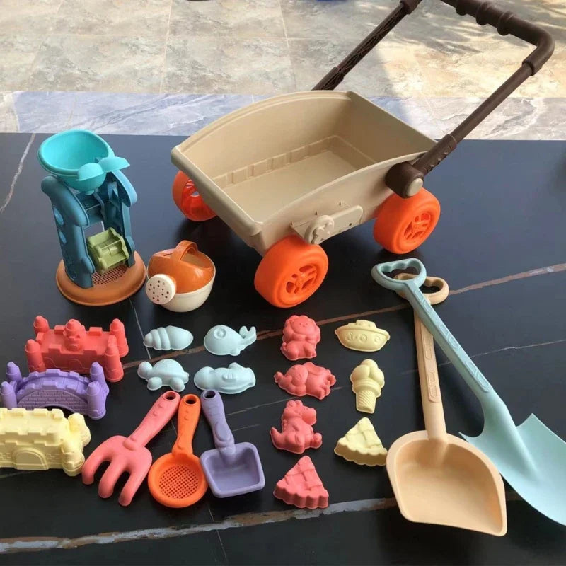Beach Cart Set™ – Letnia zabawa w piasku – Zestaw do gier plażowych